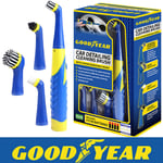 Goodyear Home Car Detailing Scrubber Brush for Internal External Cleaning Sonic