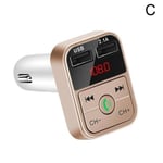 3.1A auto-USB-laturi Xiaomi USB-autopuhelinlaturiin Pikalataus FM-lähettimellä Bluetooth-autosarjan LED-MP3-soitin