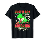 Frog Lover Just A Boy Who Loves Catching Frogs T-Shirt