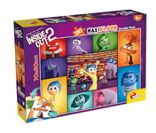 Lisciani - DISNEY VICE-VERSA 2 - Puzzle 150 Pièces - Pour les Enfants dès 6 ans - Puzzle Maxifloor Double Face - 35x25cm - Verso à Colorier - Jeu Educatif & Ludique - INSIDE OUT 2