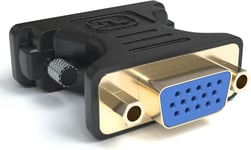 Adaptateur DVI vers VGA 24+5 mâles TFT pour vidéoprojecteur ordinateur PC moniteur.[V862]