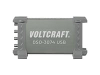 Voltcraft Dso-3074 Usb-Oscilloskop 70 Mhz 4-Kanals 250 Msa/S 16 Kpts 8 Bit Digital Hukommelse (Dso), Spectrum-Analysator 1 Stk