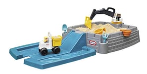 Little Tikes Dirt Diggers Excavator Sandbox for Kids - Includes Lid & Play Sand Accessories - Dump Truck Scoops & Dumps Sand - Encourages Imaginative & Active Play - For Girls & Boys Ages 3+