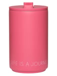 Thermo/Insulated Cup Pink Design Letters