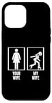 Coque pour iPhone 14 Plus Roller Derby Votre femme, ma femme, mon mari, Roller Derby drôle