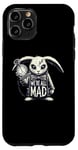 iPhone 11 Pro Alice in Wonderland - We're All Mad White Rabbit Mad Hatter Case