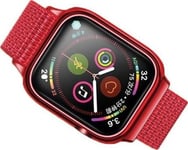 Usams Strap With Case For Apple Watch 4/5/6/7/ Se 44/45Mm. Red/Red Zb74iw3 (Us-Zb074)