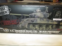 FORCES OF VALOR 1:32 SHERMAN M4A3(76) BLACK PANTHERS 761 ST TB GERMANY 1945