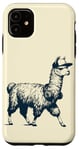 iPhone 11 Lama w Headphones DJ Gamer Streamer Case