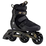 K2 Skates Adultes Universel Patins en Ligne Trio 110 Black_Gold — Black - Gold — EU: 39.5 (Mondo: 250 / cm: 25 / UK: 6 / US: 7) — 30F0133