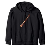 Didgeridoo Aboriginal Zip Hoodie