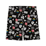 NEOGEO - HAWAIIAN ALOHA SHORTS Half Pants - Black SNK Official ref/520