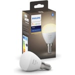 Philips Hue - LED-smartlampa, BT, White, E14, 470 lm, rund