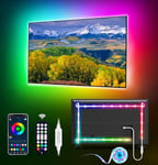 MATICOD TV LED Lights, 4M TV Lights for 45-60in TV, Music Sync RGB LED TV Backlights USB LED Strip Lights with Bluetooth Smart App Remote Control for Christmas Decorations