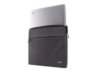 Acer Protective Sleeve - Fodral För Bärbar Dator - 14" - Tvåtonig Mörkgrå - För Aspire 1  Chromebook 314  514  Chromebook Spin 514  713  Spin 1  5  Swift 3  Travelmate P2