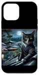 Coque pour iPhone 12 mini Chat Ninja mignon