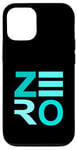 Coque pour iPhone 12/12 Pro Turquoise Zeroed In! Graphisme couleur turquoise