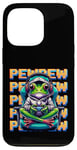 iPhone 13 Pro Cute Gaming Frog Pew Video Game Graphic Men Boys Kids Women Case