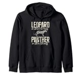 Leopard in the Streets Panther in the Sheets Leopard Zip Hoodie