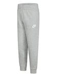 Nike Younger Unisex Sportswear Club Fleece Low Brand Read Joggers - Dark Grey, Dark Grey, Size 3-4 Years