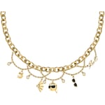 Bijoux Karl Lagerfeld  Collier en acier et cristal