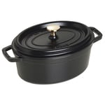 Staub La Cocotte Pata Ovaali 23 cm, Valurauta Musta 40500-231-0