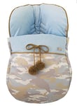 Sac housse universelle pour groupe 0 ou Maxi Cosi. HIVER. C’est disponible en plusieurs modèles et couleurs. (Alaska (Camouflage) Bleu Ciel)