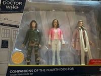 Doctor Who Unit Companions of 4th Dr Figures Character Options SEALED Read Desc