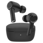 Belkin Wireless Earphones Multipoint Noise Reduction ANC Case 35-hour, Black