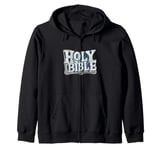 Holy Bible Costume for Jesus Christ and Book Lovers Zip Hoodie