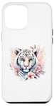 Coque pour iPhone 12 Pro Max Tigre blanc