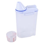 Pet Food Storage Containers Set Dog Cat Dry Food Dispenser Easy Pour With UK 