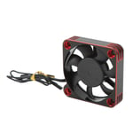 ((Black Red)50mm RC Motor Cooling Fan Heat Sink JST Plug Aluminum Alloy Cool