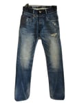 Jean Droit 1stLevel Femme Salsa réf 115007 100%Coton Taille 36 Couleur Bleu Neuf