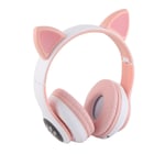 Casque Bluetooth oreille de chat faible retard longue Distance de Transmission casque de jeu Bluetooth sans fil pour t&eacute;l&eacute;phone d'ordinateur