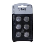 Star Trading 066-66 CR2032 Lithium-batteri 3V, 6 stk