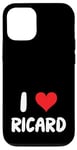 Coque pour iPhone 12/12 Pro I Love Ricard - Cœur