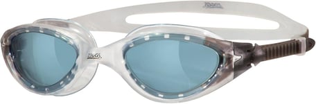 Zoggs Adults Panorama Smoke Tinted Lenses Goggles with One Size, Clear/Smoke