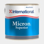 International Självpolerande kopparbaserad bottenfärg Micron Superior, 0.75 liter - mörkblå