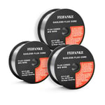 FEIFANKE Fil Fourré Sans Gaz 0.9MM, Bobine Fil Fourré 3KG- E71T-GS General Purpose MIG MAG Welding Wire Reel D100 for Welding Machines, 3 Boîte