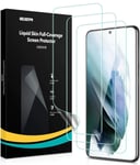 Liquid Skin FULL COVERAGE Screen Protector for Samsung Galaxy S21 PLUS - 3 Pack