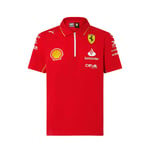 Herr Polotröja 2024 Ferrari Racing F1 Formel 1 Kortärmad T-shirt Toppar Tee XS-2XL L