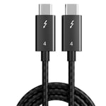 USB-C till Thunderbolt-kabel - 40Gbps/100W Svart 2m