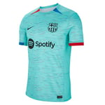 Nike Barcelona FC DX9820-487 FCB M NK DF STAD JSY SS 3R T-Shirt Homme Light Aqua/Royal Blue/Black Taille XL