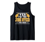 Retro Profession I'm The Judge Officer Tank Top