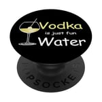 Vodka Fun eau Vodka amant PopSockets PopGrip Adhésif