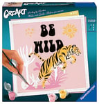 Ravensburger – CreArt format carré 20x20 cm – Be Wild – Jolane Edition – Loisir créatif – Peinture par numéros – Adulte - Activité détente et créative – Dès 12 ans – 23665 – Version française