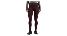 Collant long running femme odlo zeroweight warm 2 0 violet