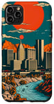 Coque pour iPhone 11 Pro Max Reno Nevada Vintage Comic Skyline Design graphique