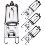 Ampoule G9 Pour Four Halogène G9 Oven 40W 230V Ampoule à Tolérance de 300°C 4 Pack